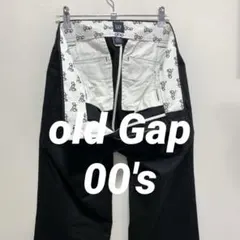 美品 old Gap 00's チノ　黒90's復刻デザイン　パンツ