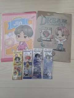 BTS Jin ジン クリアファイル　ブックマークセット