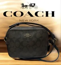 COACH ショルダーバッグ ダークブラウン