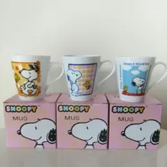 スヌーピー マグカップ 3個セット