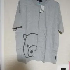 新品！ドラッグストアーズ 切り替えシャツＦグレー 立ちブタのサムネイル