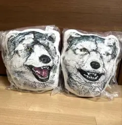 一番くじ　MAN WITH A MISSION E賞G賞 クッション 2点セット