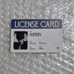 TXT スビン トレカ LICENSE CARD SANCTUARY