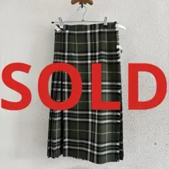 SOLD オニールオブダブリン　アコーディオンプリーツ　巻きスカート