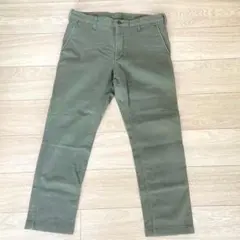 ガ*プ様 オリーブグリーン スリムフィット チノパン　ユニクロ　防風パンツ