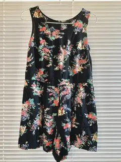 Another Edition 花柄　ロンパース　オールインワン