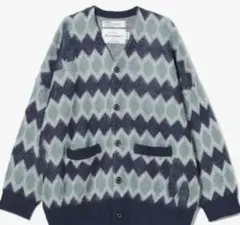 DAIRIKU モヘアカーディガン アーガイル　23awのサムネイル