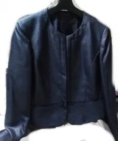 東京ソワール セレモニーフォーマルジャケット 大きいサイズ15 濃紺