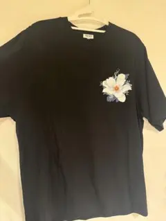 KENZO Tulipes Tシャツ 黒（ブラック）花模様あり メンズ