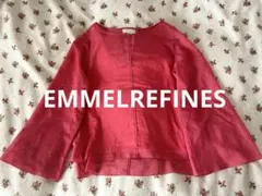 EMMELREFINES♡シアーブラウス コーラルピンクのサムネイル