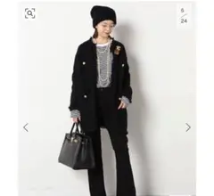 Deuxieme Classe◆ADAWAS KNIT TWEED ジャケット