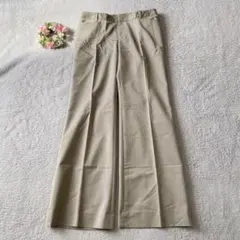 【エムケーミッシェルクラン】スラックスパンツ コットン混 オフィス 大きい