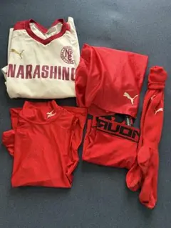 習志野 高校 サッカー部 サッカー ユニフォーム 練習着 セット まとめ