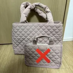 Francfranc キルティング トートバッグ ピンク