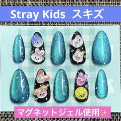【現品】878番ネイルチップStrayKidsスキズネイルskzoo推し活