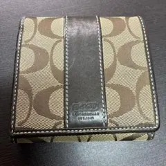 B*Z様 COACH モノグラム 二つ折り財布