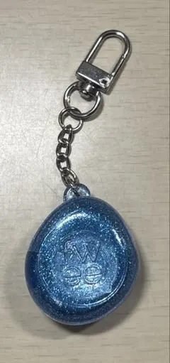 fwee ペンダントキーリング　グリッターブルー