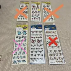 バンダイ キャラクターシール 2シートセット 1996-1997