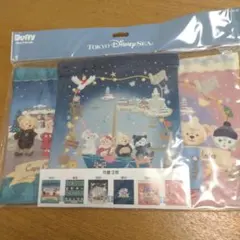 ディズニーダッフィーとフレンズ巾着3枚セット