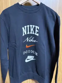 Nike ロゴプリント トレーナー L 黒