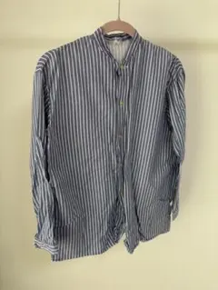 45Rリネン素材ストライプ 長袖シャツ 表記Size3 - メルカリ