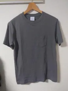 Champion ポケットTシャツ グレー Mサイズ
