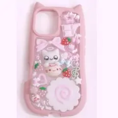 iPhone16スマホケース デコ 地雷系 平成女児