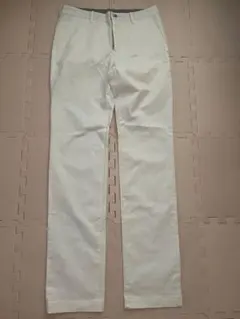 グッデイ ホワイトチノパン　裾丈長