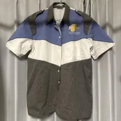 カラーブロック 半袖シャツ