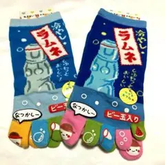 【新品未使用タグ付き】 キャラクター5本指ソックス 22-25cm 靴下