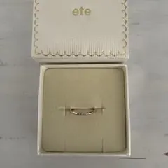 ete エテ シェアブレスレット ミックス シルバー チェーン 箱付き