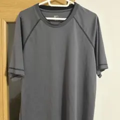 グレー ラグランスリーブ Tシャツ 半袖