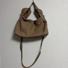 ベージュ ショルダーバッグ 2way しまむら　yumi