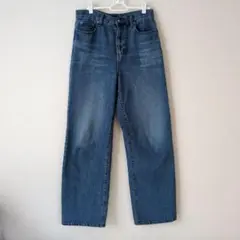 ユニクロ UNIQLO ワイドストレートジーンズ 26