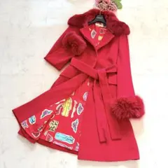 サイズ48 Max&Co. ラナウェイ マキシ丈 ベルテッド ロング コート