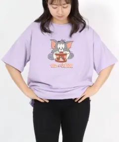 TOM&JERRY トムとジェリー サガラ刺繍Ｔシャツ Mサイズ