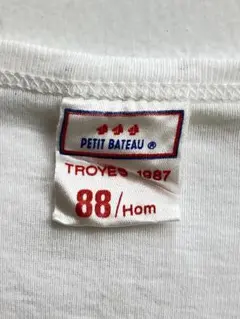 レア！1987年フランス軍×プチバトーdeadstock1WASH TEEシャツのサムネイル