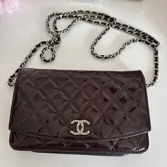 uta_0323様専用❗未使用に近いCHANEL ハーフムーンチェーンウォレット