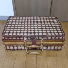 藤バスケット　キャンプ　ピクニックに