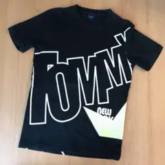 TOMMY トミー Tシャツ 半袖 ロゴ入り 黒