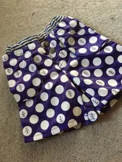 ラグマート　RAG mart 紫色 水玉 男の子用ベビー水着80