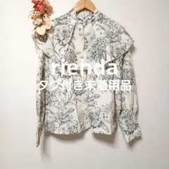 rienda リエンダ ケープカラー 花柄 ブラウス トップス ボタニカルのサムネイル