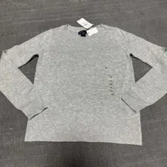 新品GAPラインストーン　薄めニット長袖Tシャツ120 定価6900円
