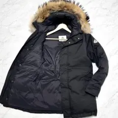 ✨極美品✨ピレネックス ダウンジャケット アヌシー 2way リアルファー 黒