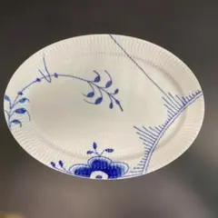 ロイヤルコペンハーゲン ブルーフルーテッド メガプレート 622 22