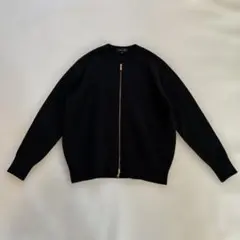 ドゥロワー　ジップアップ　カーディガン