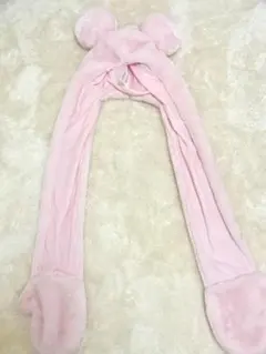 ディズニー マフラーキャップ ピンク ミッキー