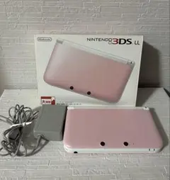 【美品】ニンテンドー3DSLL ピンク　充電器　タッチペン　箱付き