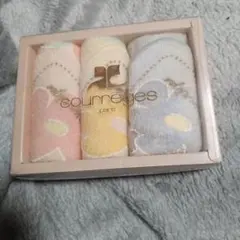 courrèges ハンカチスタオル 3枚セット