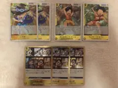 ワンピースカード ST13 三兄弟 ルフィ エース サボ ミラーセット